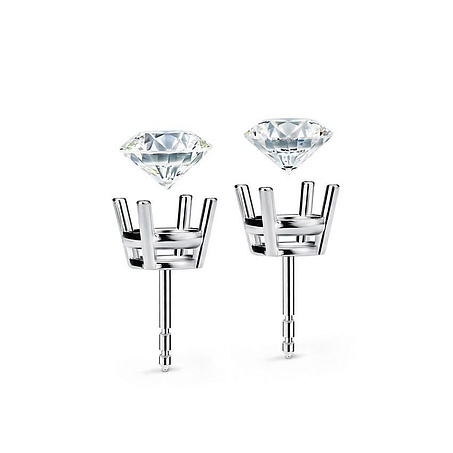 Custom diamond earrings